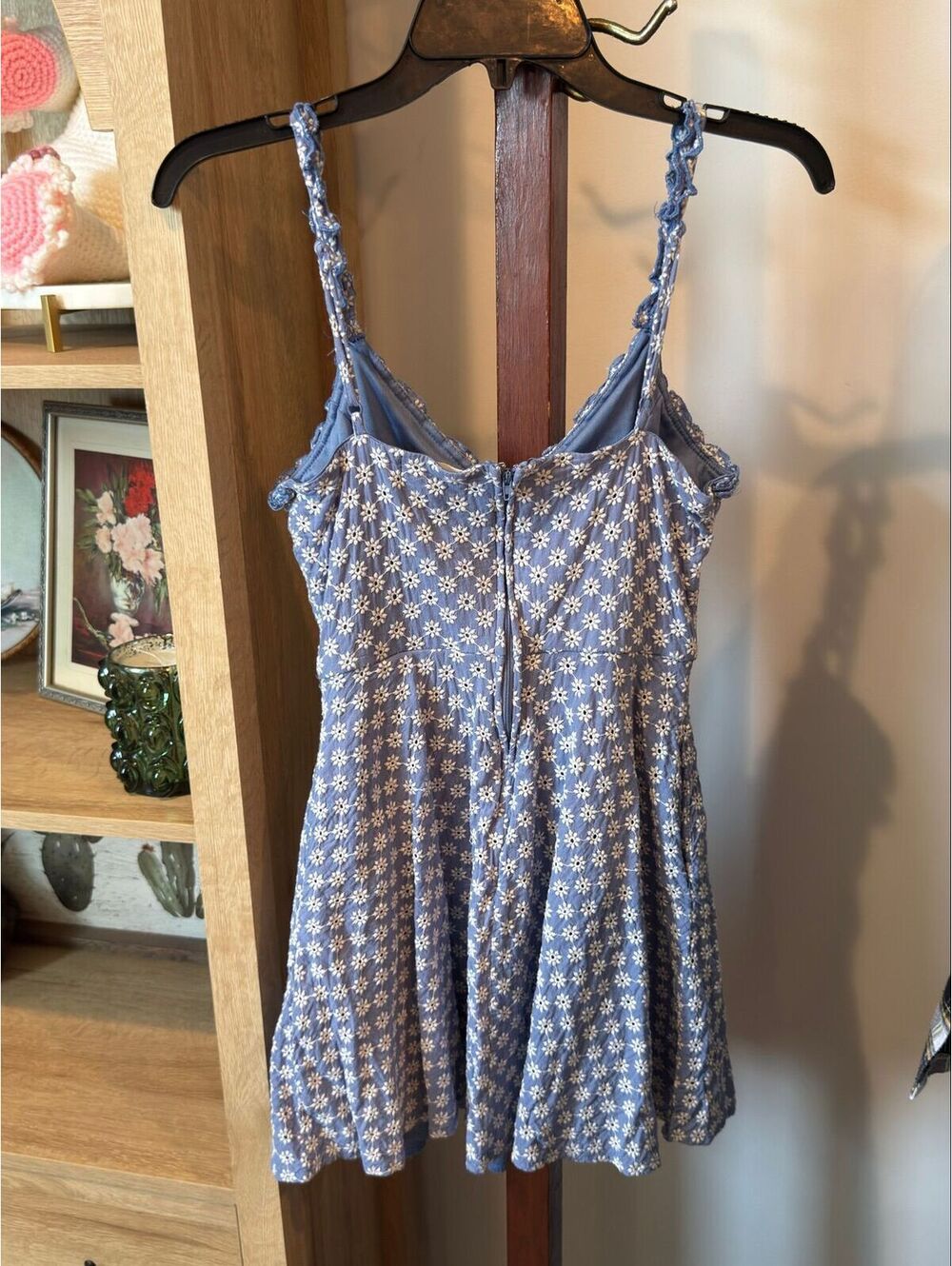 Alter’d State Blue Floral Spaghetti Strap Dress for Girls - Picture 3 of 3